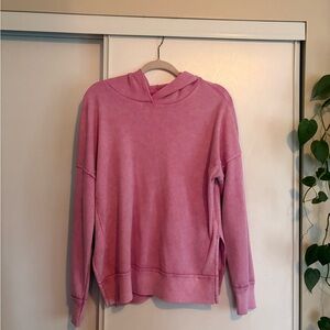 Pink Hooded Sweatshirt